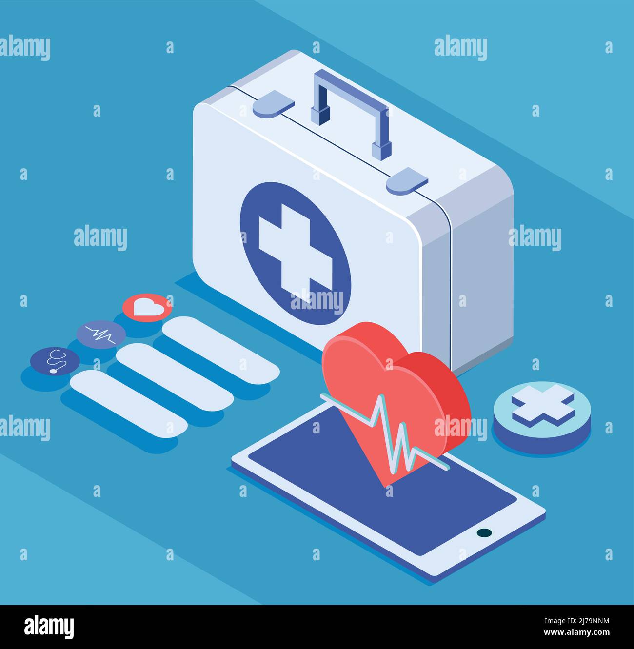icons isometric medical Stock Vector Image & Art - Alamy