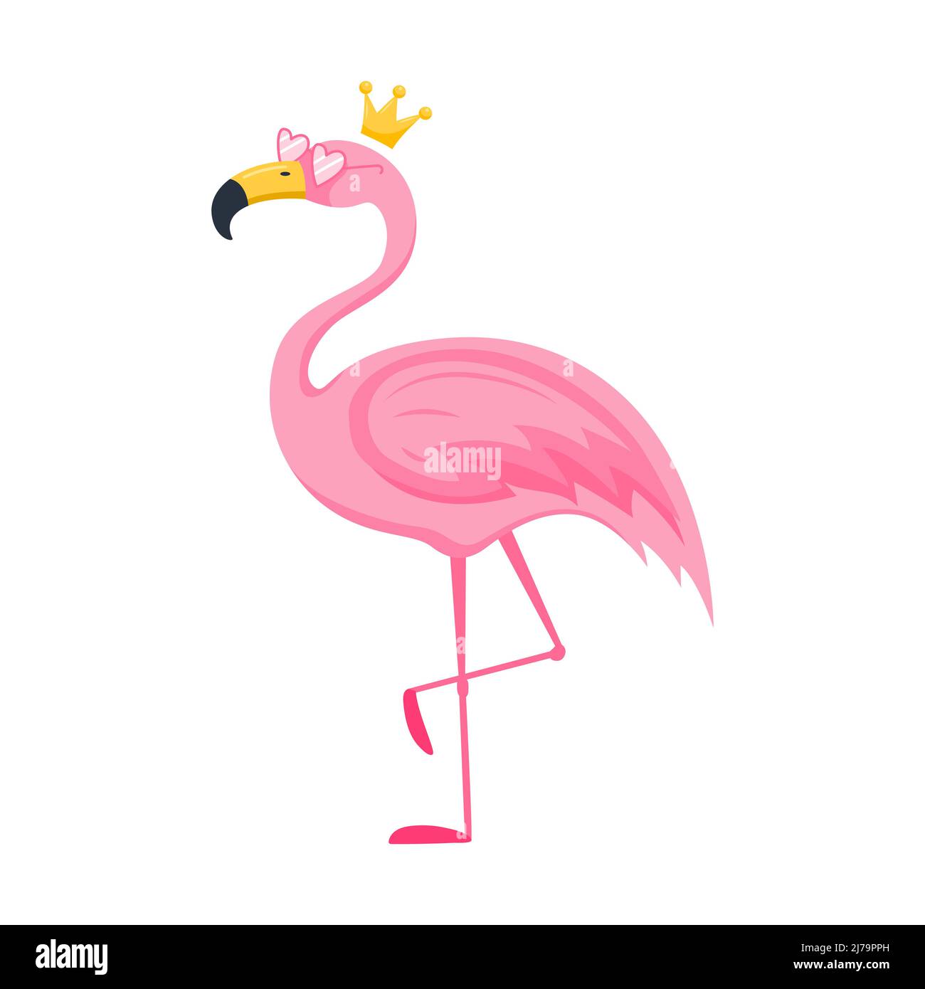Cute Pink Flamingo | Photographic Print