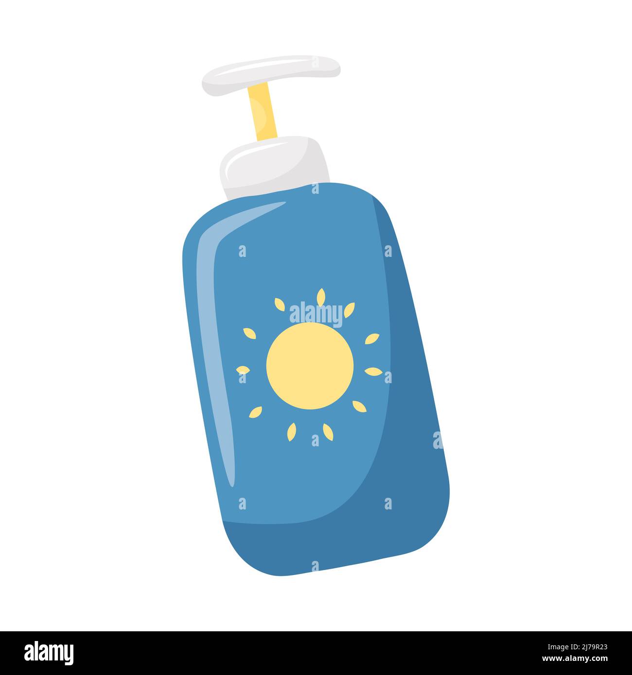 Sunscreen bottle spf Stock Vector Images Alamy