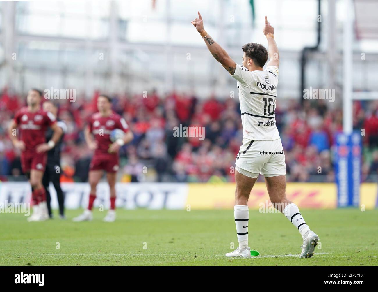 Toulouse's Romain Ntamack during the Heineken Champions Cup, Pool A match  at Coventry Building Society Arena, Coventry. Picture date: Saturday  January 15, 2022 Stock Photo - Alamy