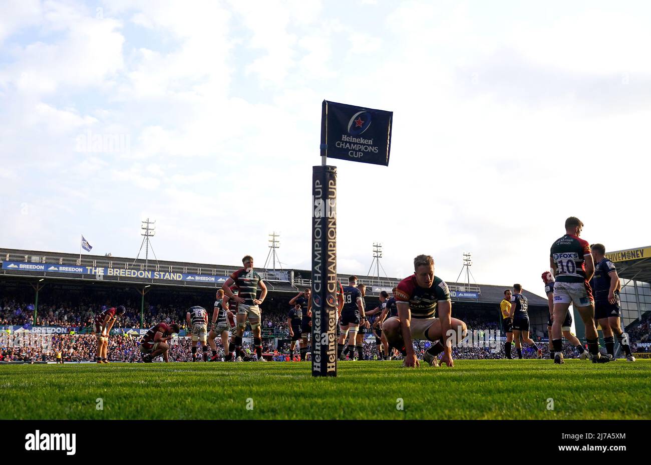 Leicester players defeat hires stock photography and images Alamy