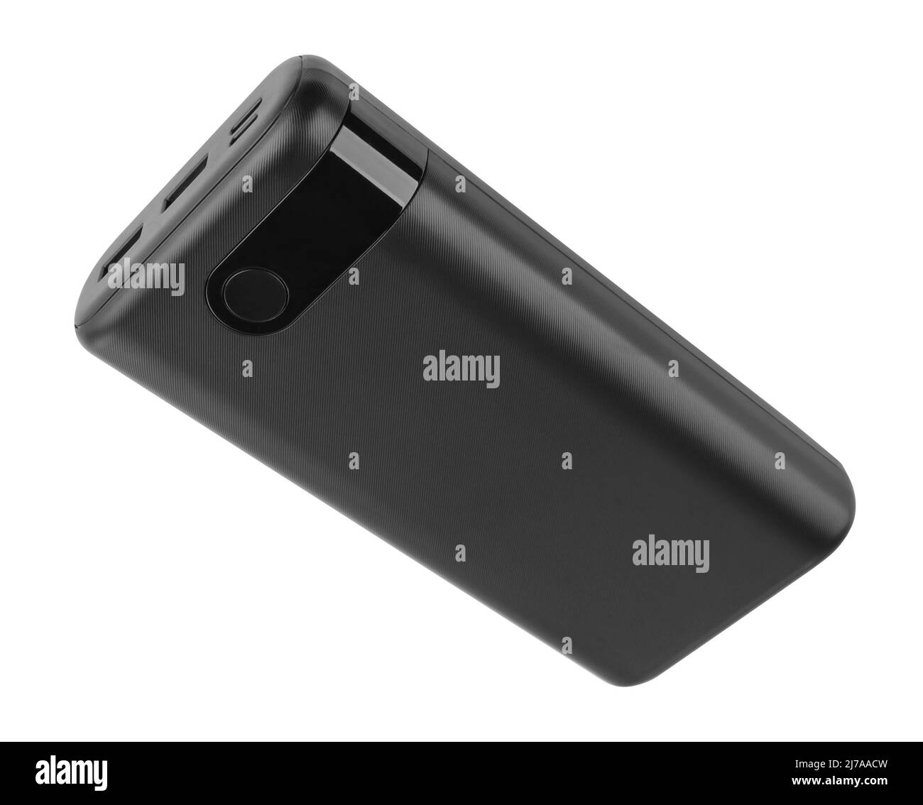 poverbank, external battery on a white background in isolation Stock