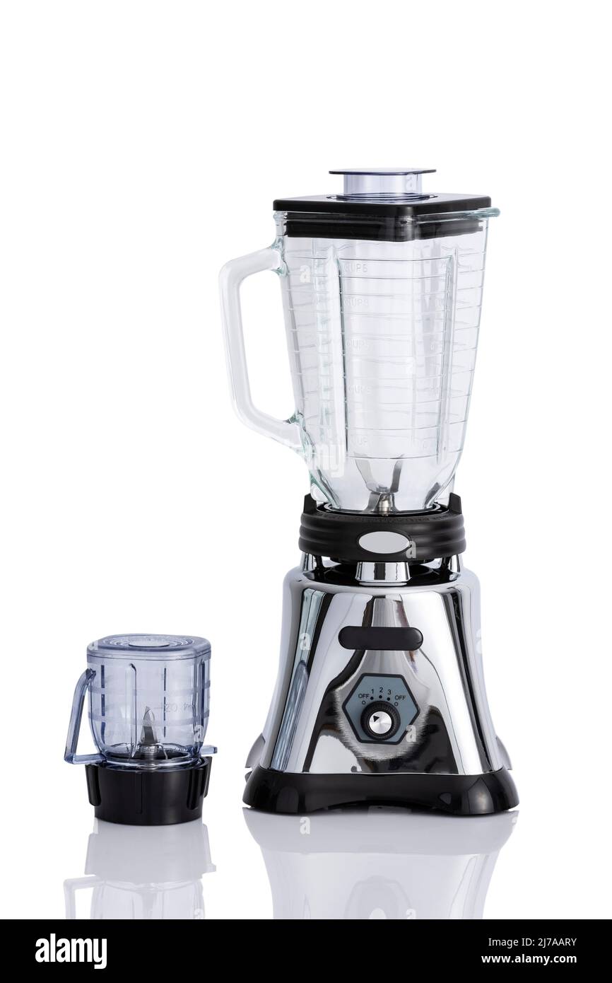 Kitchen appliances; Electric Mixer Isolated On White Background Stock