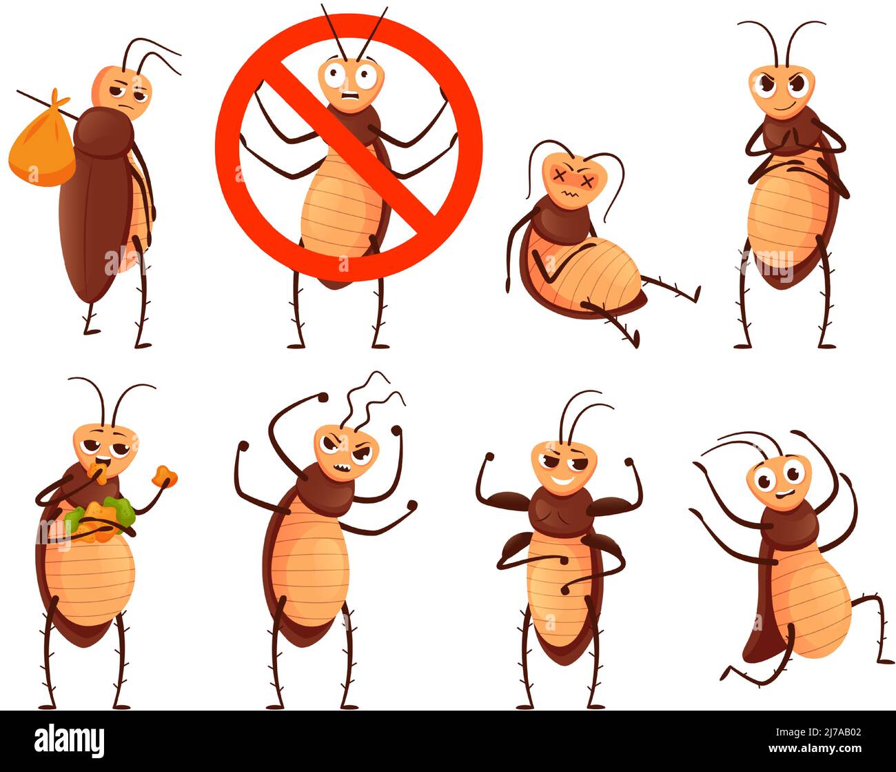 Cartoon roach hi-res stock photography and images - Alamy