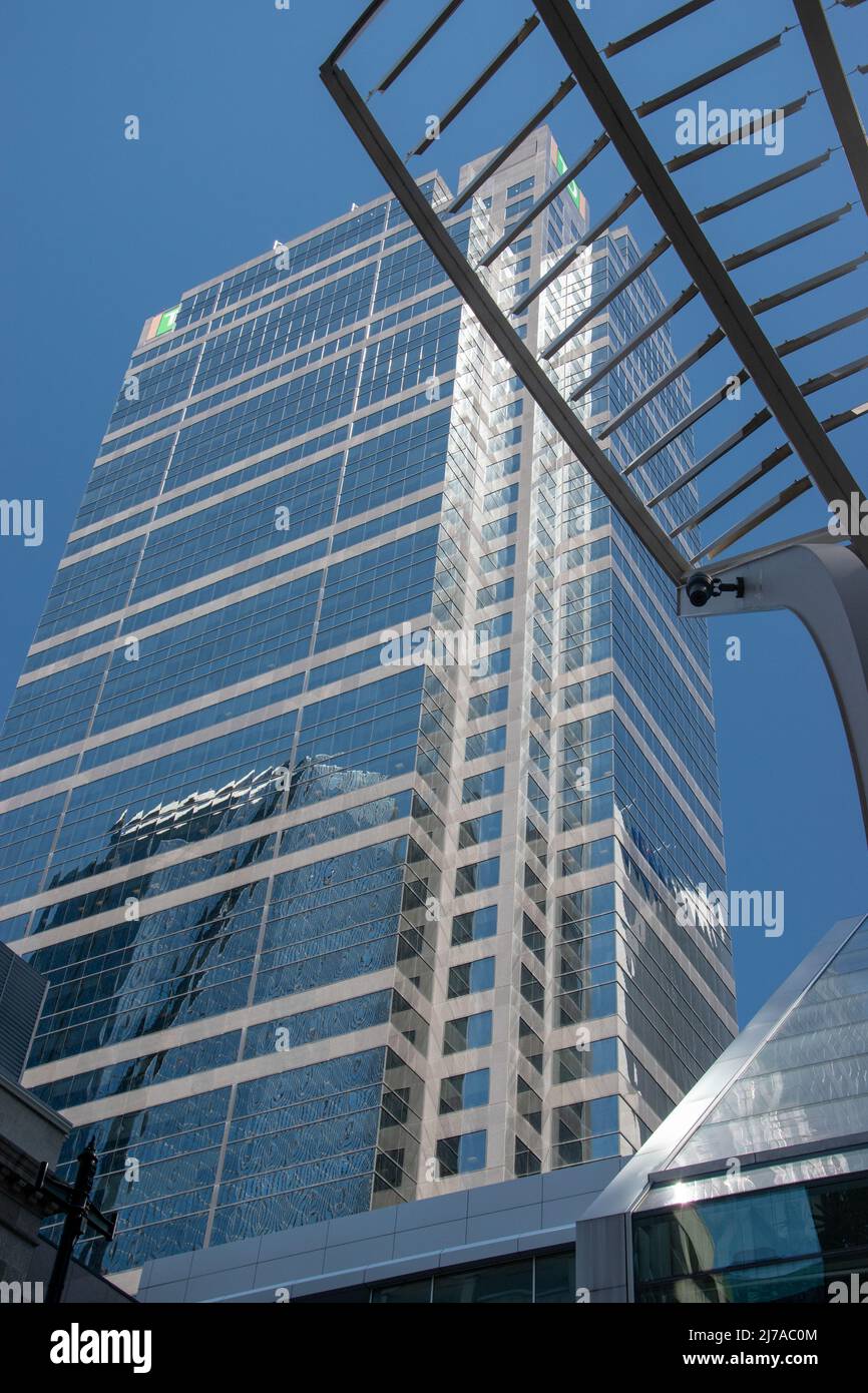 TD Canada Trust Tower former known as Eaton Centre Tower, is an 162 m