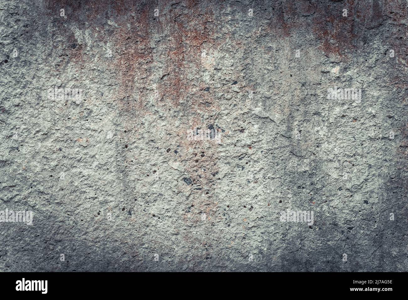 Cement wall surface, abstract dark gray background. Concrete grunge wall texture. Loft style Stock Photo