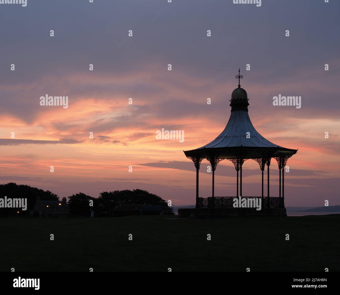 Nairn bandstand at sunset hi-res stock photography and images - Alamy