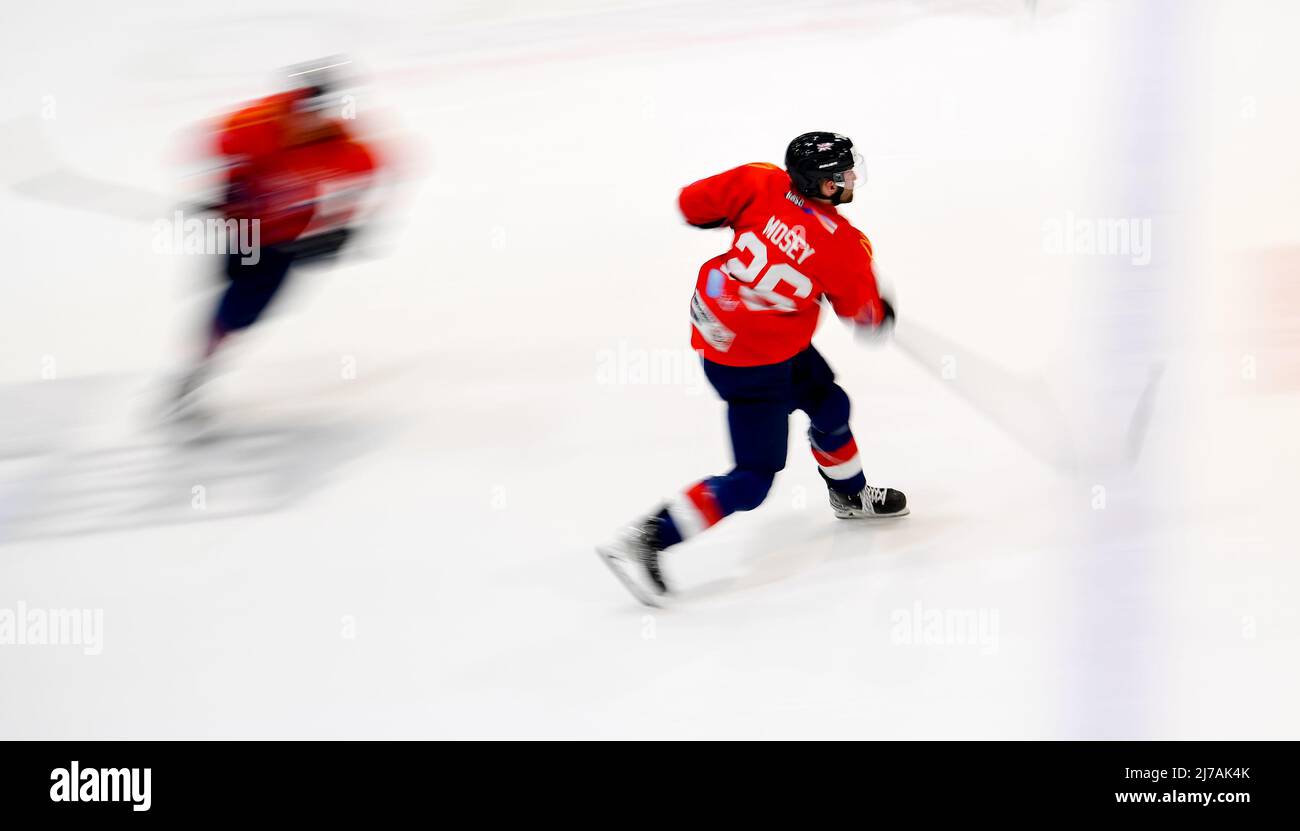 Coventry, UK. 07th May, 2022. Evan Mosey of Great Britain  during the International match between GB and Denmark at Skydome, Coventry, UK on 7 May 2022. Photo by Phil Hutchinson. Editorial use only, license required for commercial use. No use in betting, games or a single club/league/player publications. Credit: UK Sports Pics Ltd/Alamy Live News Stock Photo