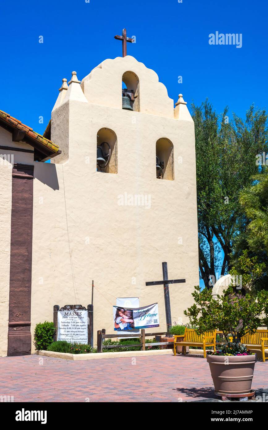 Old Mission Santa Ines. Solvang, California, USA. Stock Photo