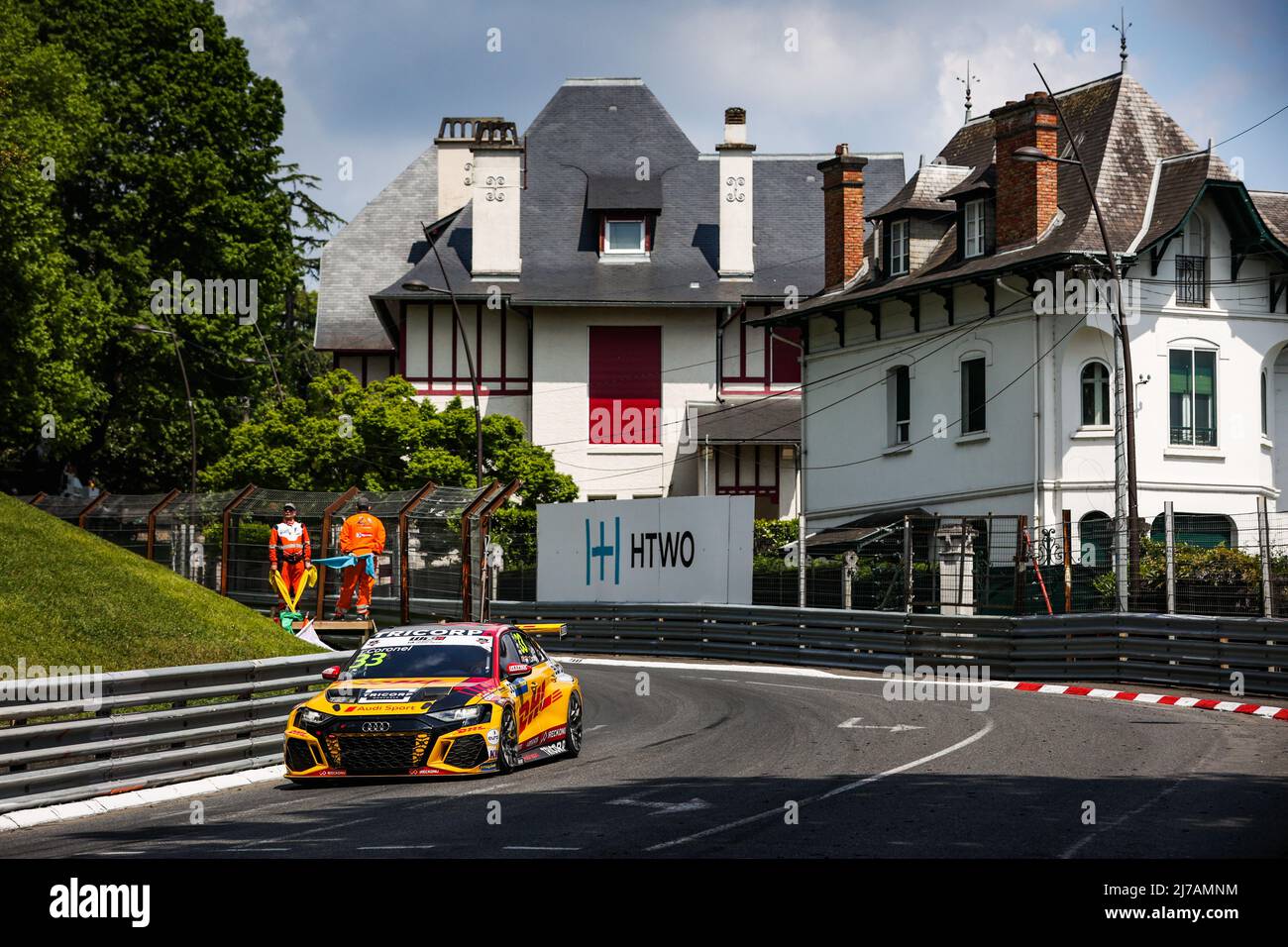 33 CORONEL Tom (NLD), Comtoyou DHL Team Audi Sport, Audi RS 3 LMS, action during the WTCR - Race of France 2022, 1st round of the 2022 FIA World Touring Car Cup, from May 7 to 8 in Pau, France - Photo: Antonin Vincent/DPPI/LiveMedia Stock Photo