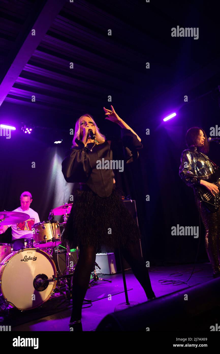 Belfast, Northern Ireland. 7th May 2022 Altered Images played The Black Box, Belfast as part of the 2022 Cathedral Quarter Arts Festival Credit: Bonzo/Alamy Live News Stock Photo