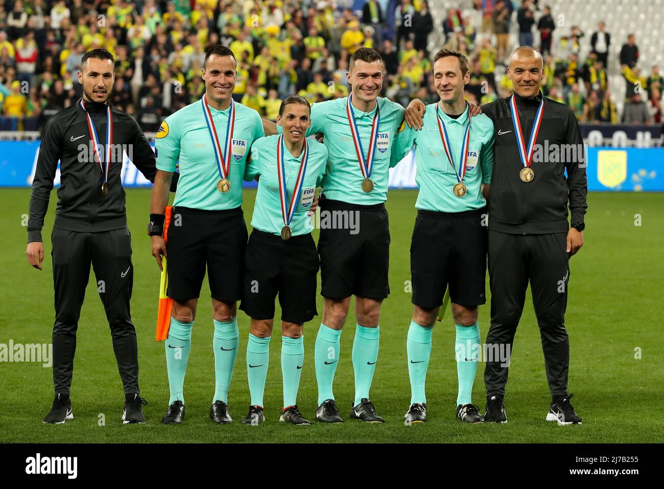 SAINTDENIS, FRANCE MAY 7 Assistent referee Mikael Berchebru