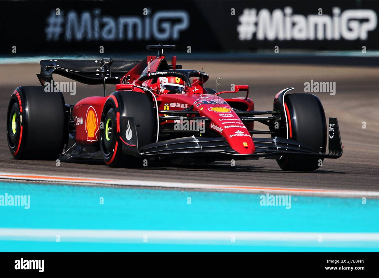 Miami, USA. 07th May, 2022. Charles Leclerc (MON) Ferrari F1-75. 07.05.2022