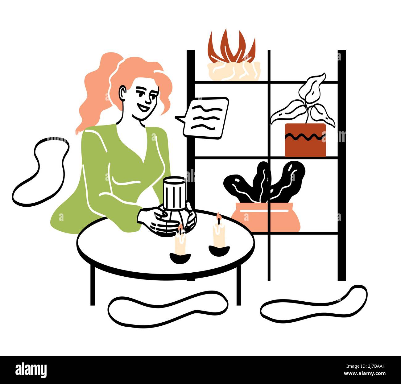 Caring comfort Stock Vector Images - Alamy