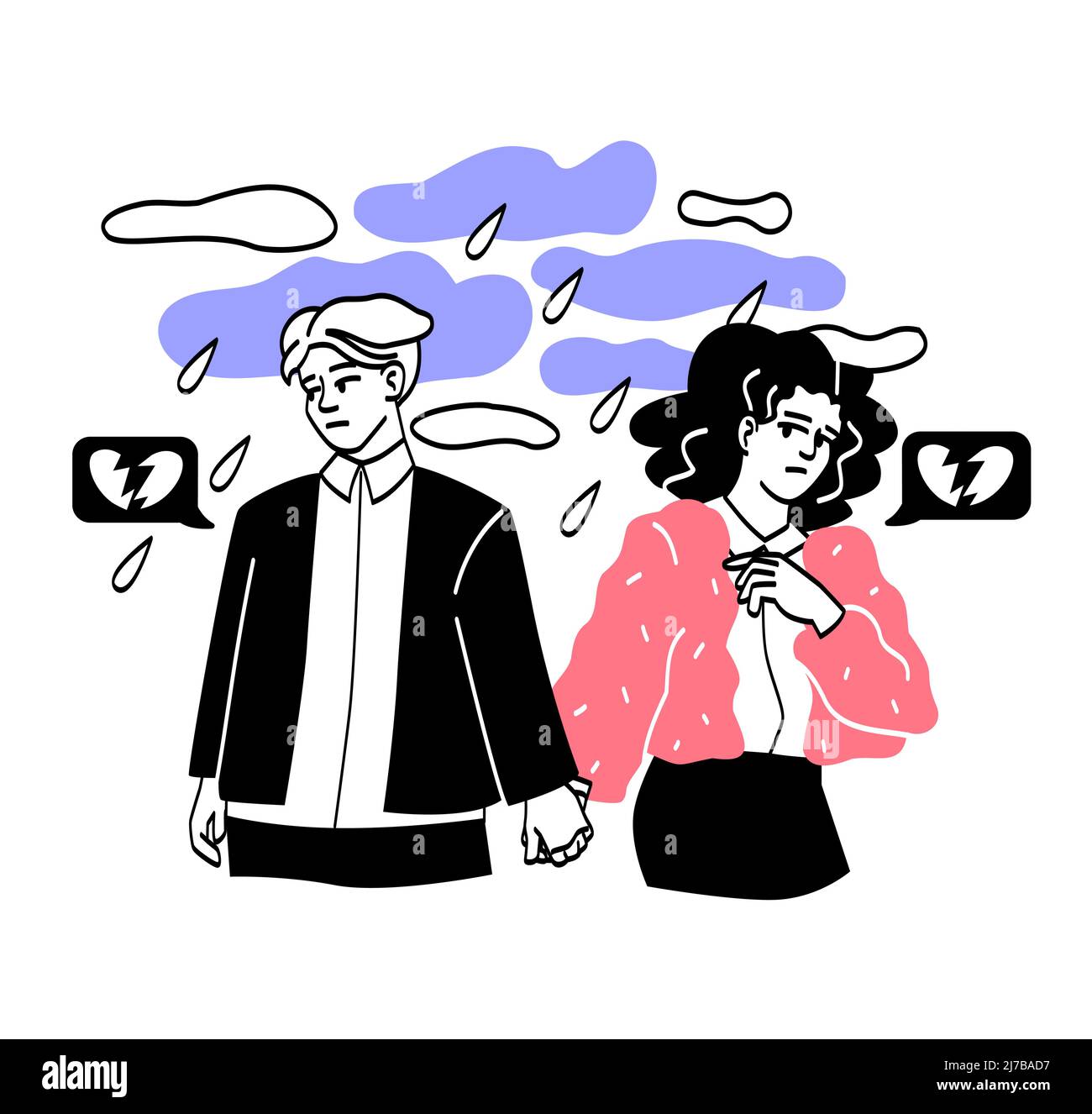 Young romantic couple Stock Vector Image & Art - Alamy