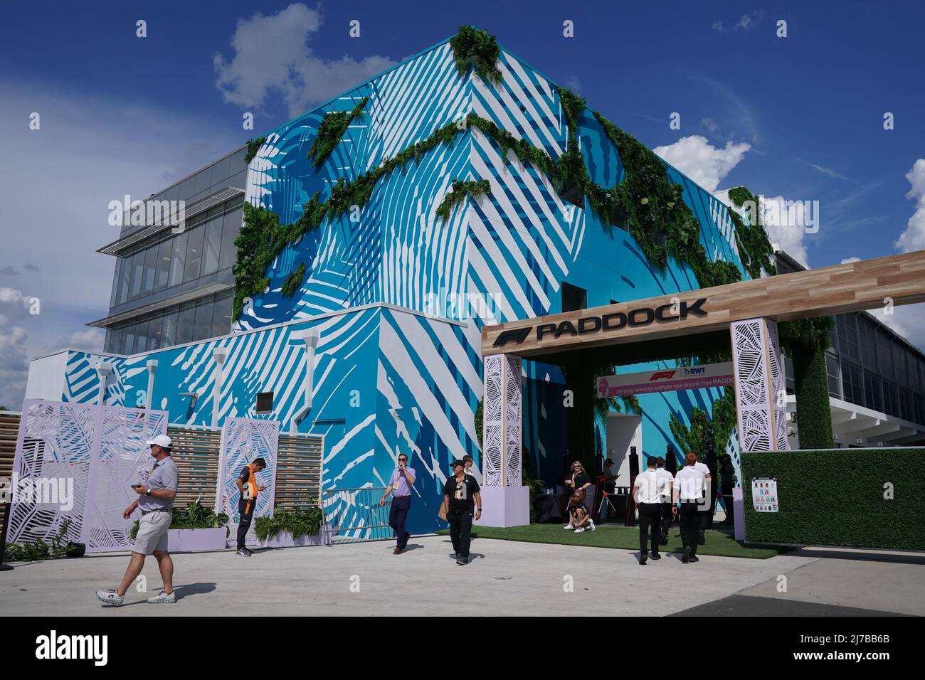 Miami International Autodrome, Miami, United States on 7 May 2022 Paddock  entrance during the FORMULA 1 CRYPTO.COM MIAMI GRAND PRIX 2022, Eleanor  Hoad Stock Photo - Alamy