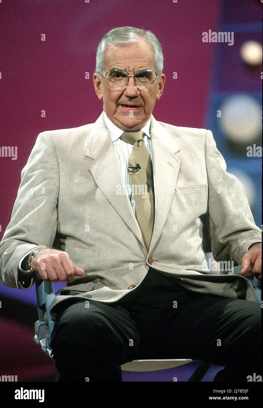 Ed McMahon during a taping of "TV Bloopers & Practical Jokes" circa 1987 Credit: Ron Wolfson / MediaPunch Stock Photo