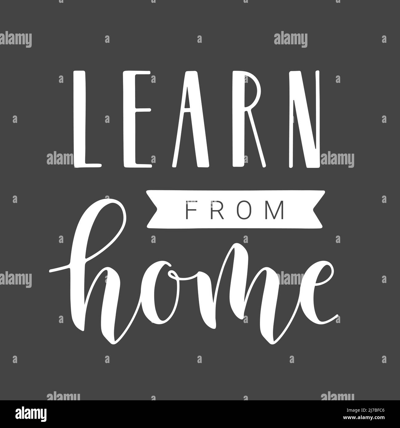 Learn at home Stock Vector Images - Alamy