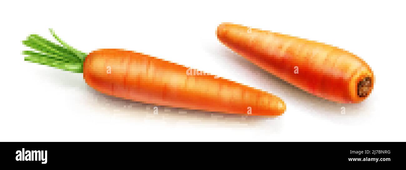 Baby Carrot Vegetable In Bowl. Mini Orange Carrots Isolated On White Background 2jcwf80