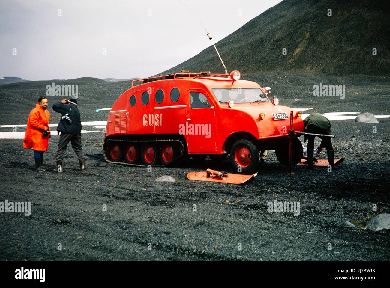 GUSI Bombardier B 12 snowmobile vehicle, Gudmundur Jonasson tour