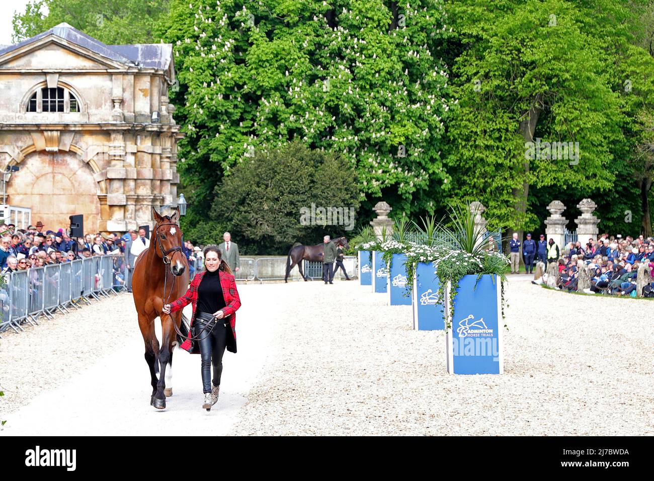 Badminton horse trials 2022 inspection hires stock photography and