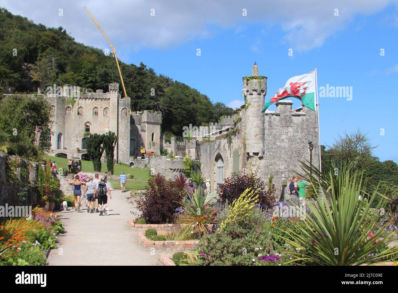 Gwrych castle is a grade 1 listed 19th century country house near