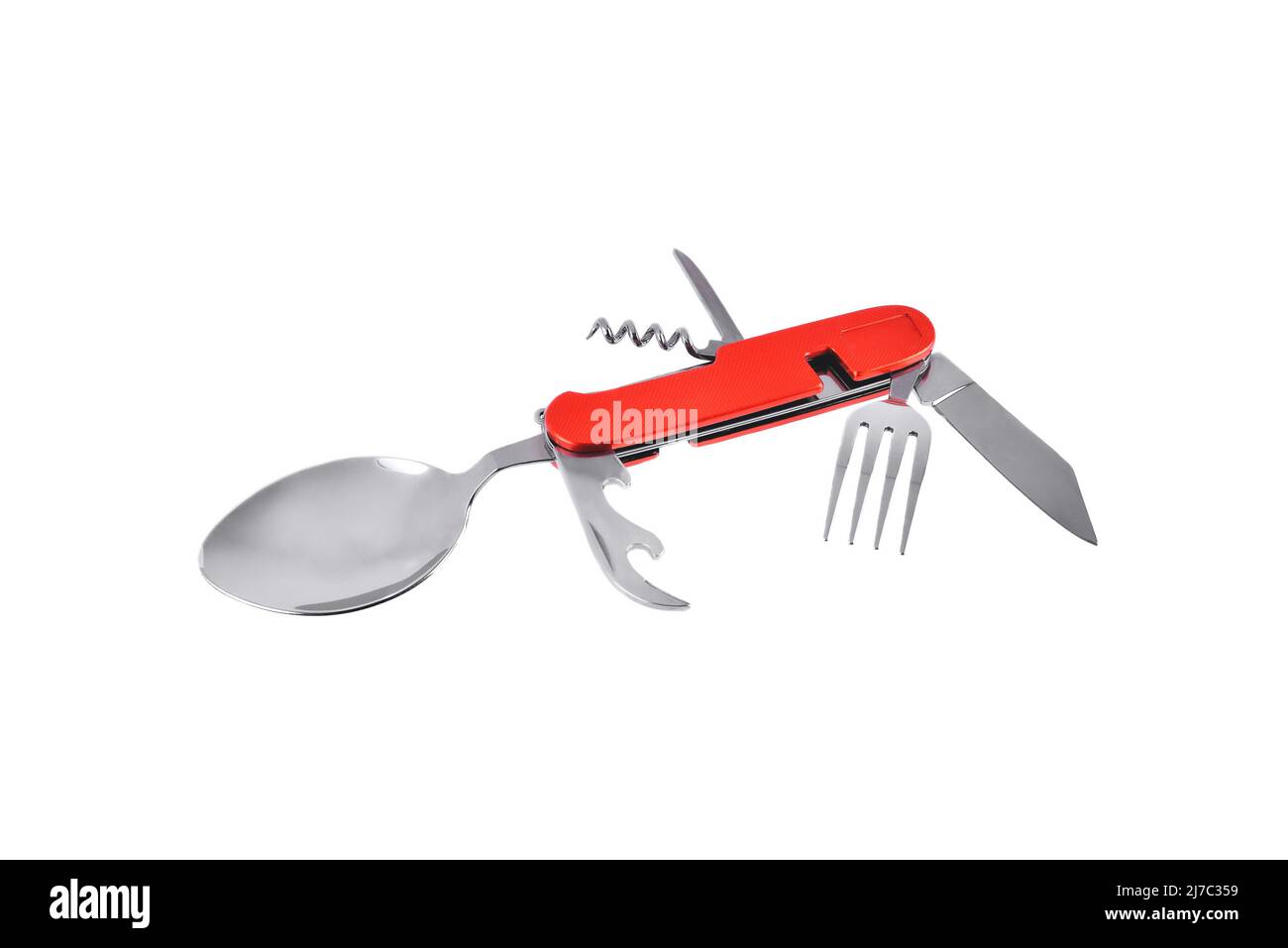 Travel tool spoon, fork, knife multifunctional set, utility knife with