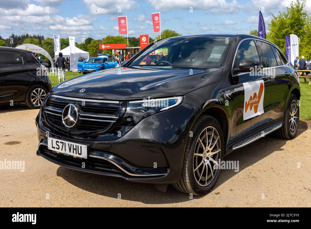 Interior Dashboard View of the Mercedes Benz EQC 400 Electric SUV Car  Editorial Stock Photo - Image of model, motor: 158965163