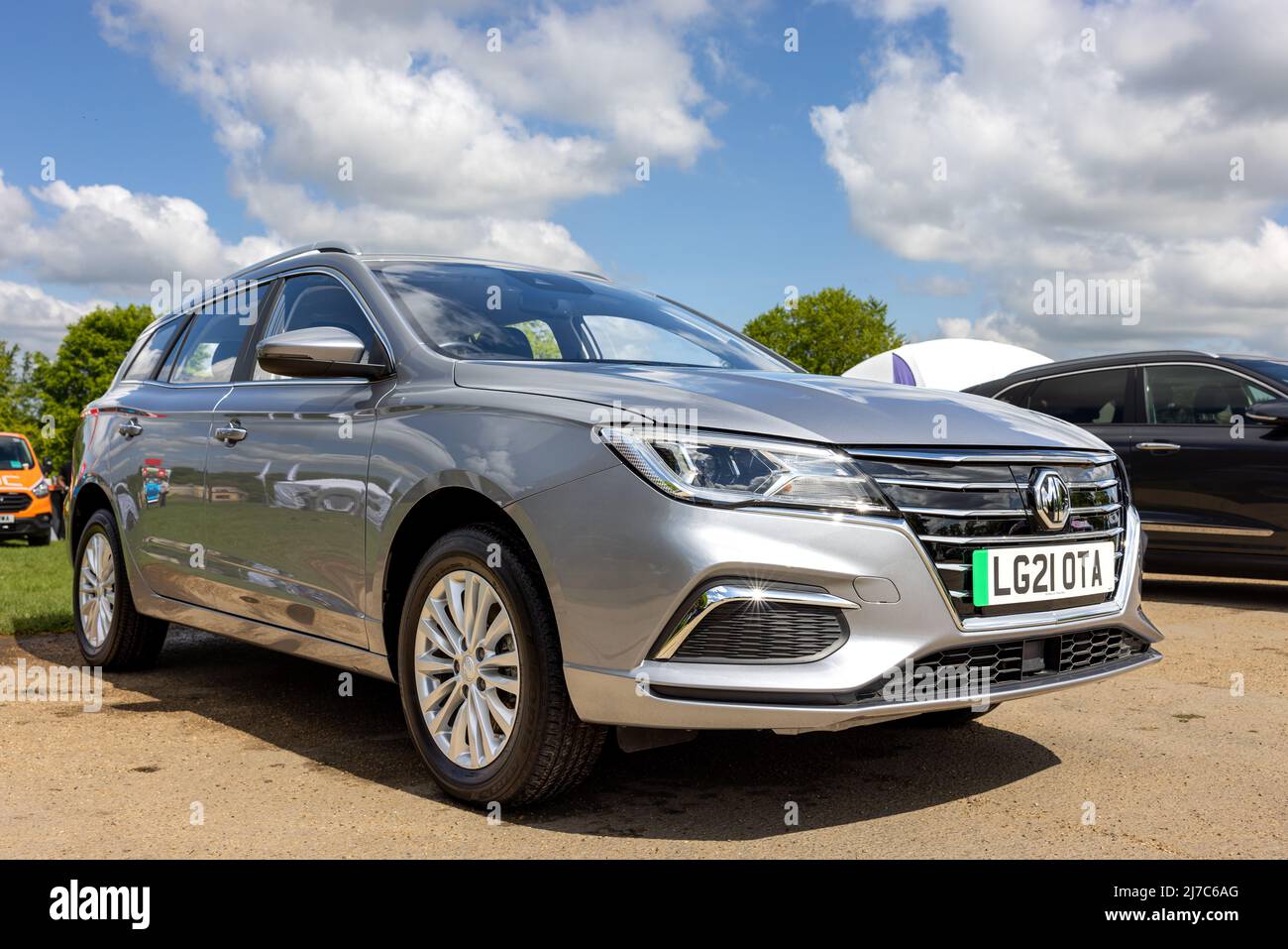 MG 5 Exclusive electric estate car on display at the EV Live event held ...