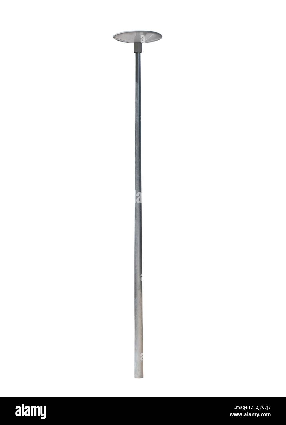 Street lamppost, isolated over white Stock Photo