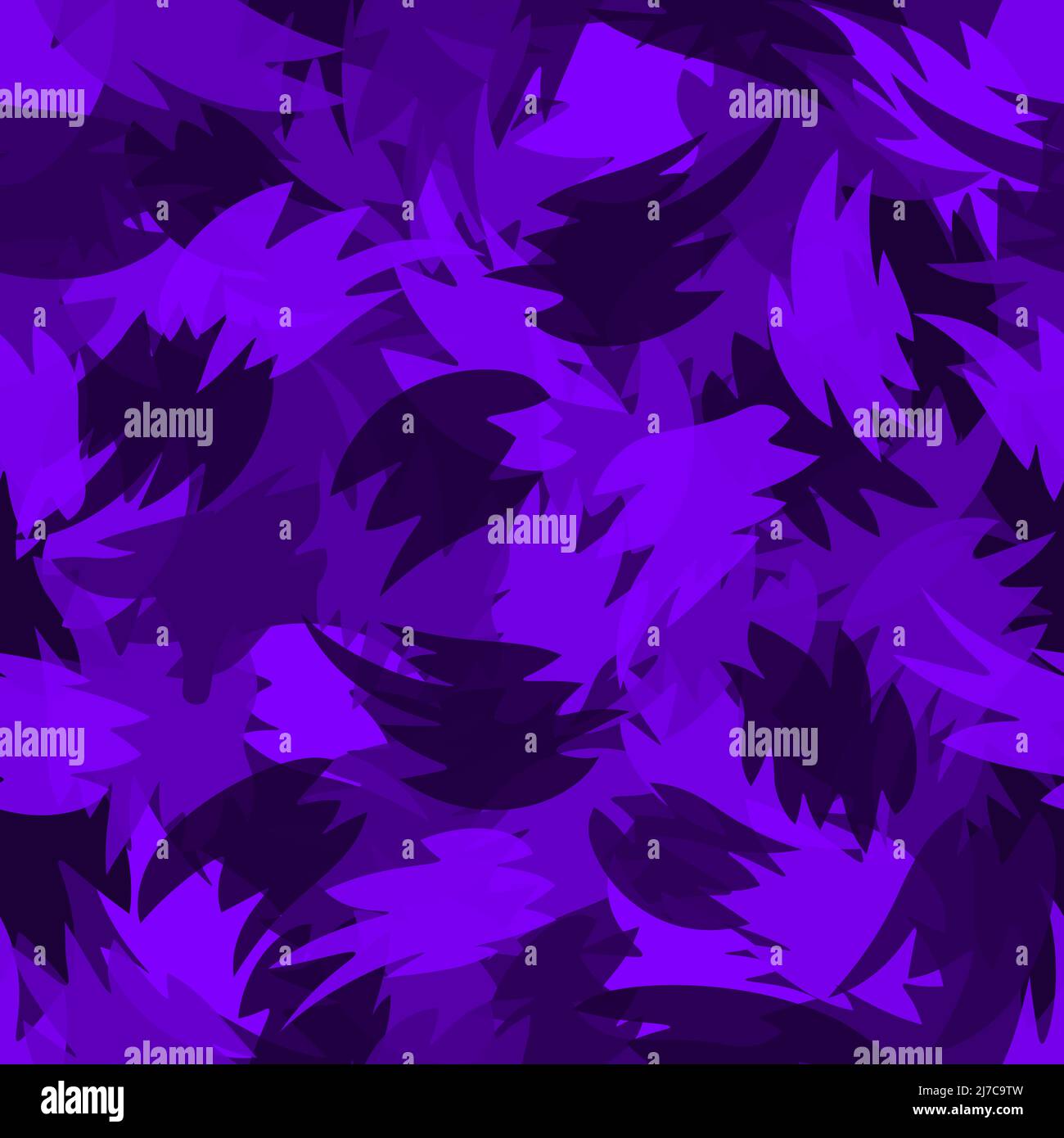 Camouflage seamless pattern background. Classic clothing masking camo ...