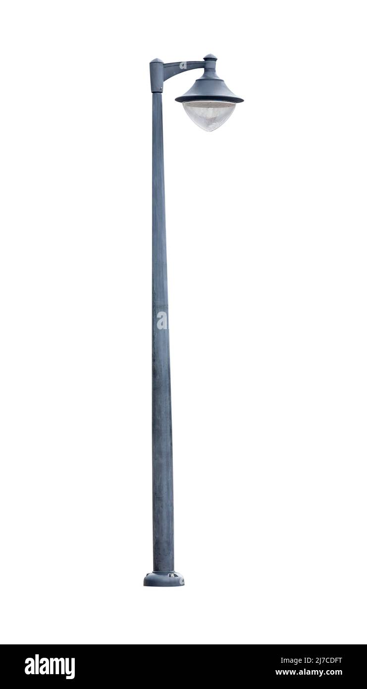 Street lamppost, isolated over white Stock Photo Alamy