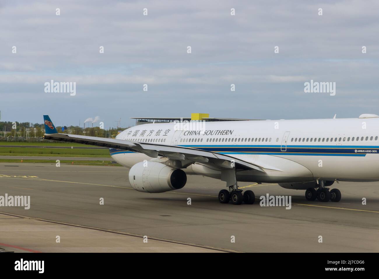 China Southern Airlines plane Airbus A330 International Airport Stock Photo