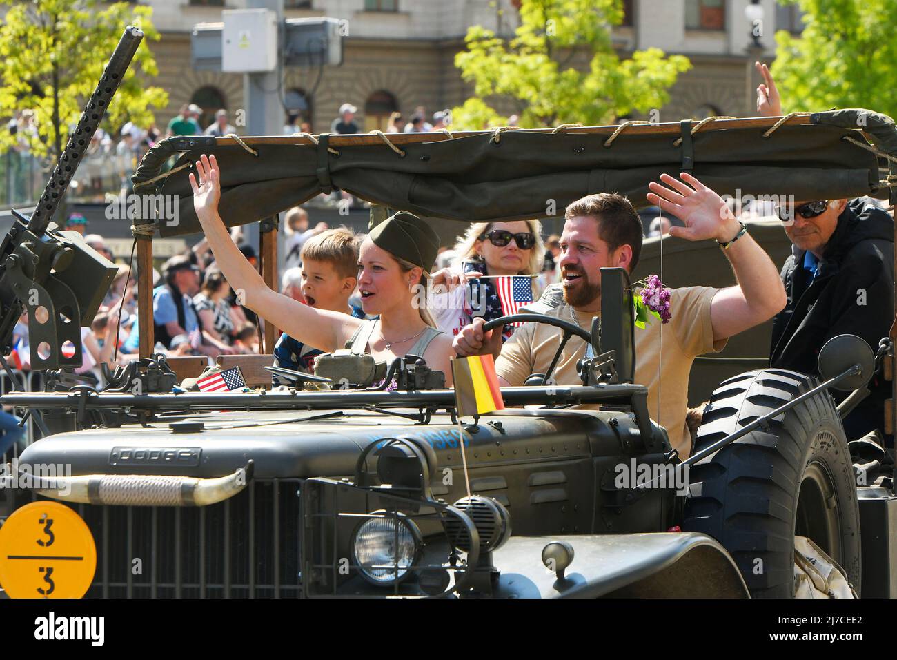 Final day of the Liberation Festival Pilsen, celebrations of the end of  World War II, pictured on May 8, 2022, in Pilsen, Czech Republic. (CTK  Photo/Miroslav Chaloupka Stock Photo - Alamy