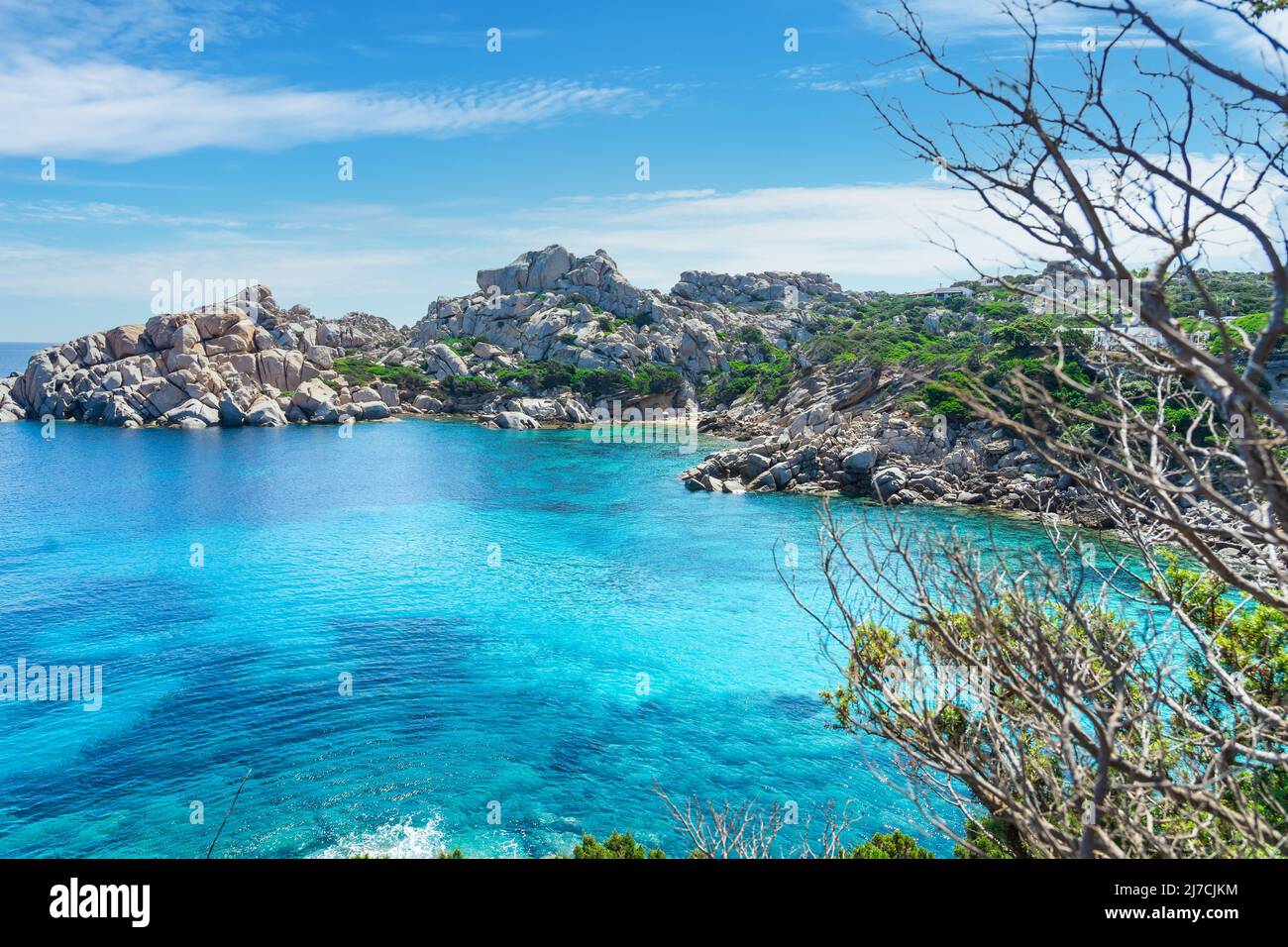 Italian island Sardinia in mediterranean sea. Stock Photo