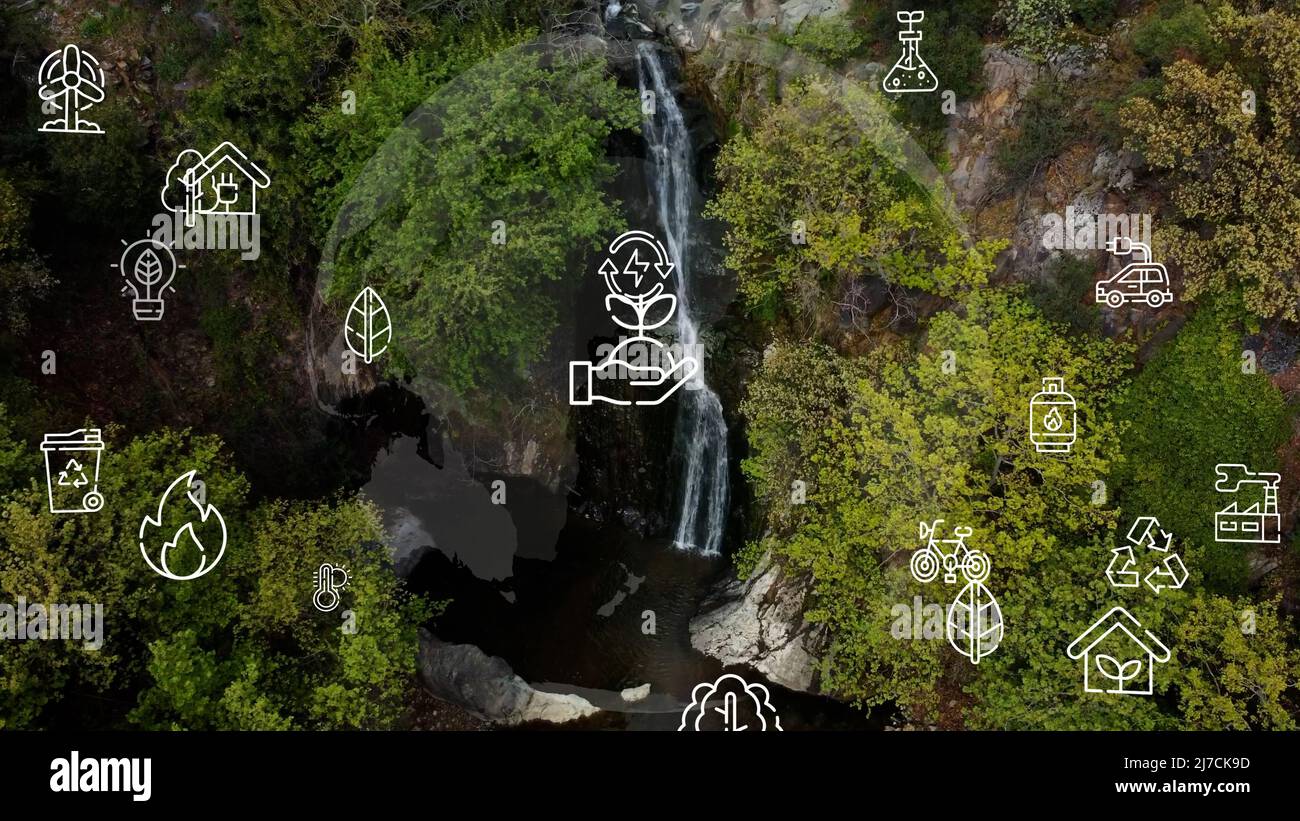 Environmental technology concept. Sustainable development goals. SDGs ...