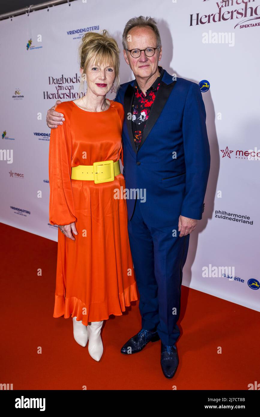 2022-05-08 15:16:42 MAASTRICHT - Johanna ter Steege on the red carpet during the premiere of the musical Diary of a Shepherd Dog. ANP MARCEL VAN HORN netherlands out - belgium out Stock Photo