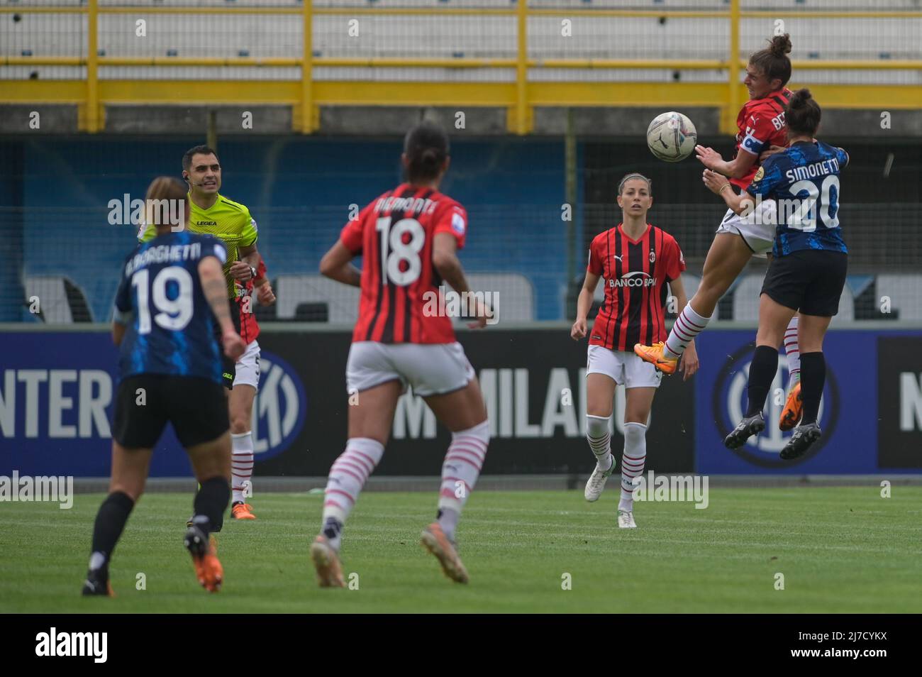 Valentina Bergamaschi (AC Milan) during AC Milan vs ACF Fiorentina femminile,  Italian football Serie A Wome - Photo .LiveMedia/Francesco Scaccianoce  Stock Photo - Alamy