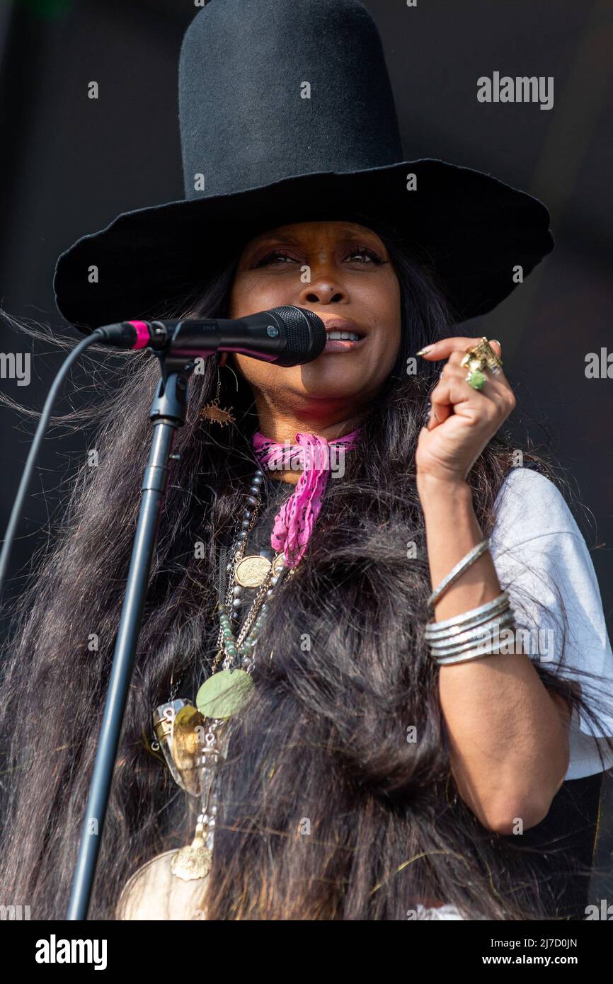 Erykah Badu during New Orleans Jazz & Heritage Festival on May 7, 2022