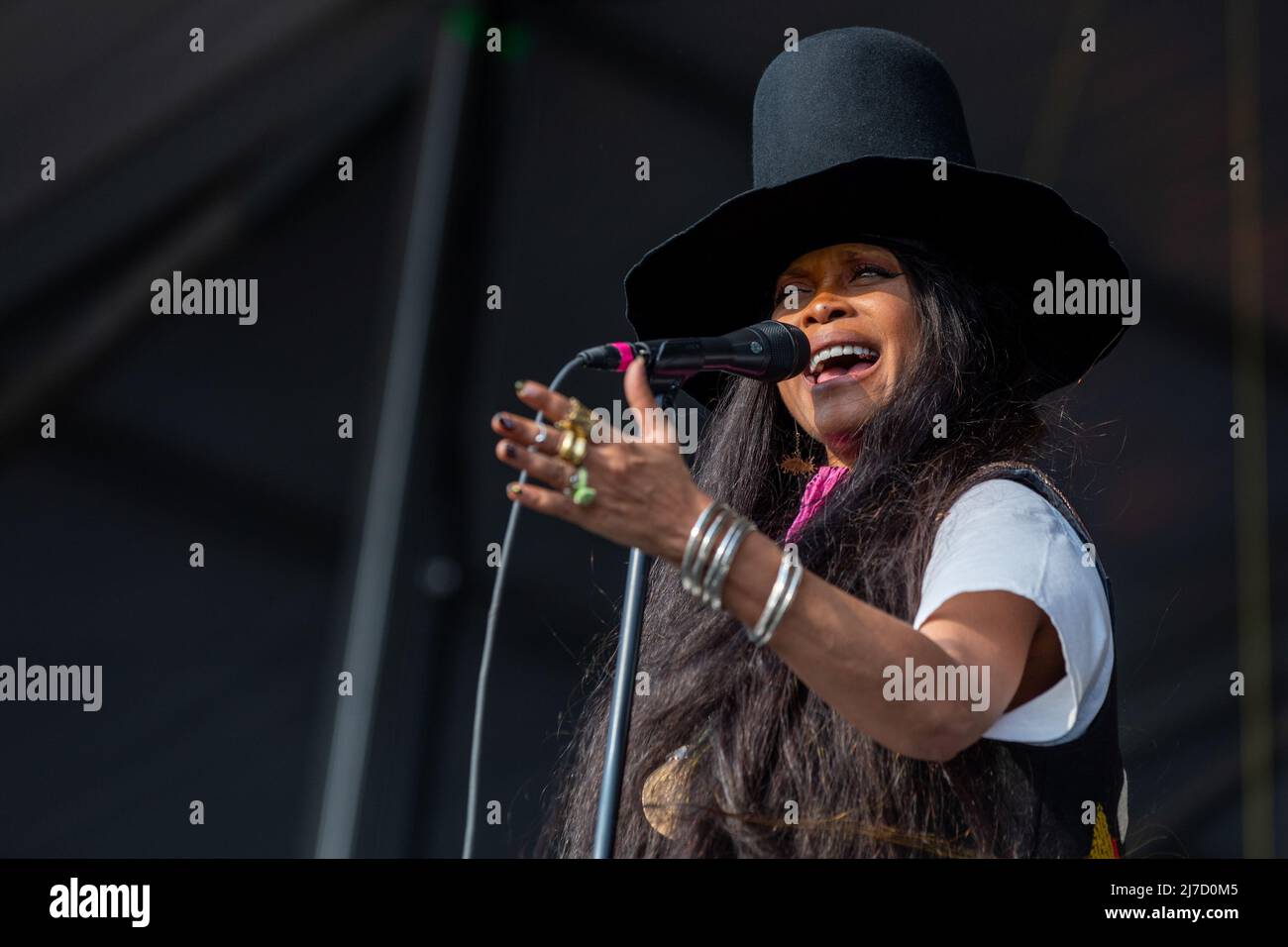 Erykah Badu during New Orleans Jazz & Heritage Festival on May 7, 2022