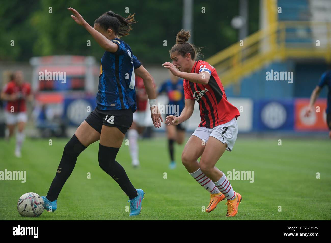 Valentina Bergamaschi (AC Milan) during AC Milan vs ACF Fiorentina femminile,  Italian football Serie A Wome - Photo .LiveMedia/Francesco Scaccianoce  Stock Photo - Alamy