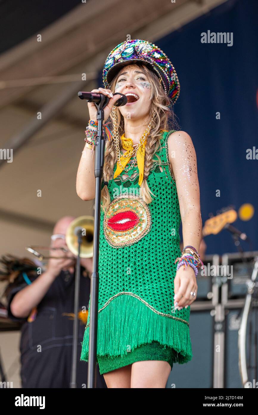 Lauren Daigle during New Orleans Jazz & Heritage Festival on May 7