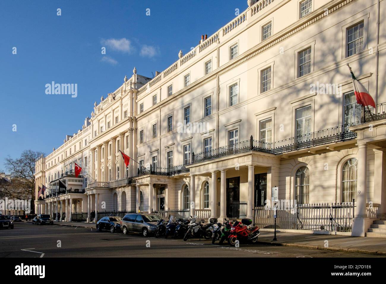 Belgrave square, London, UK Stock Photo Alamy