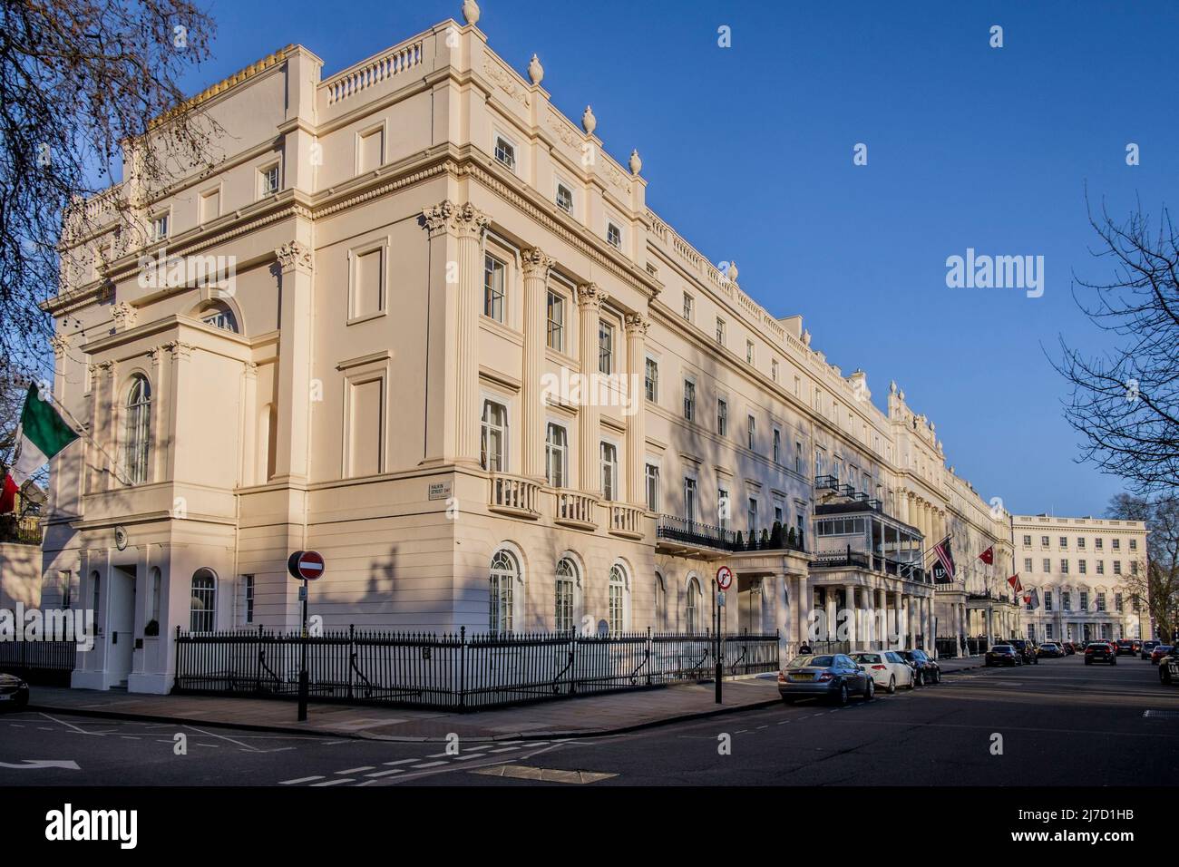 Belgrave square, London, UK Stock Photo Alamy