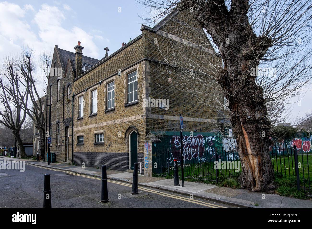 Old St. Patrick's School, Buxton Street, London E1, UK Stock Photo