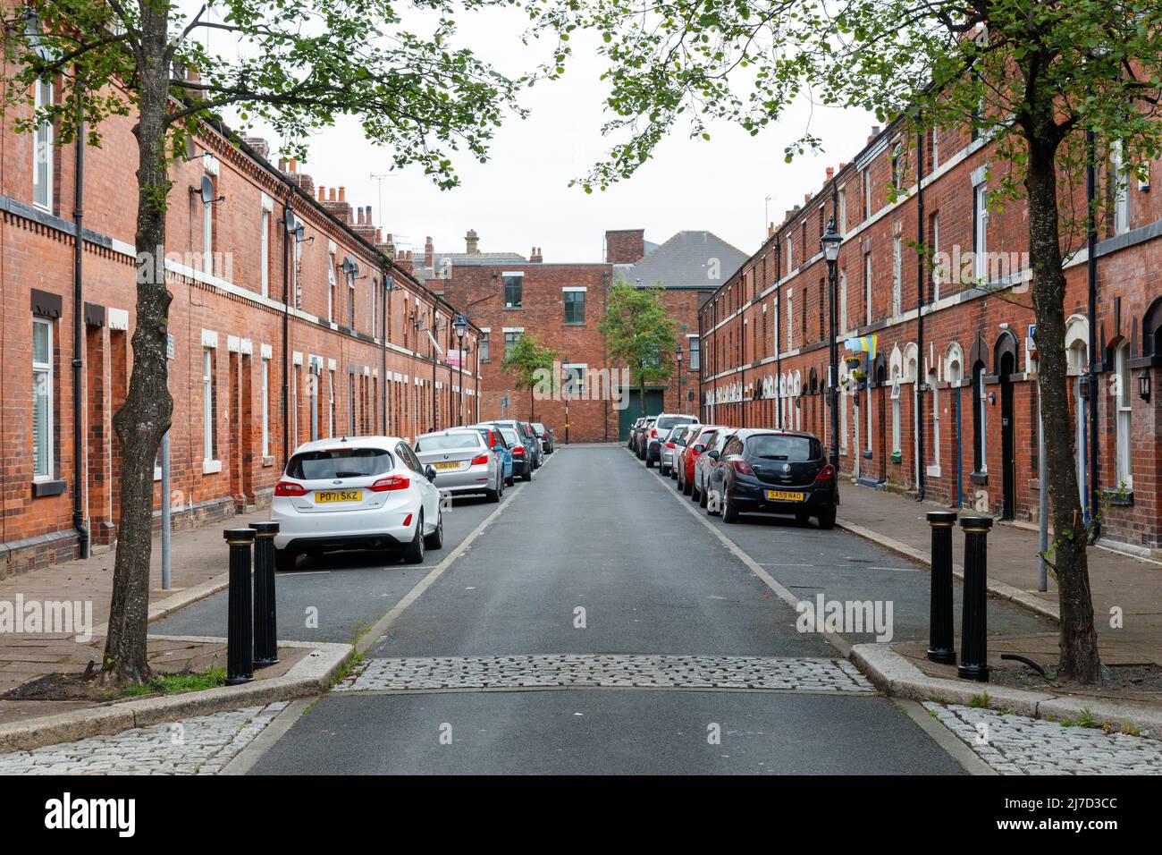 Terraced Houses in Barrow in Furness, Cumbria Stock Photo Alamy