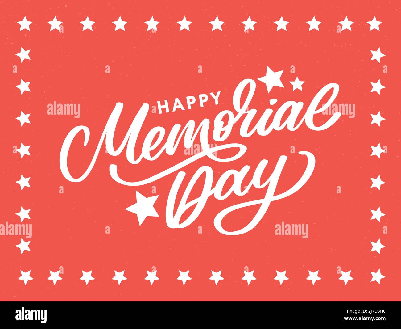 Happy Memorial Day - Stars and Stripes Stock Vector Image & Art - Alamy
