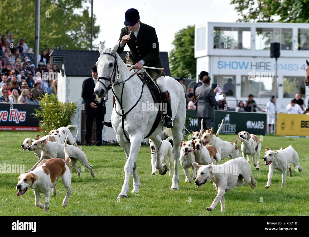 8th May 2022 Badminton Horse Trials Badminton Gloucester UK The final days Showjumping in the arena The Beaufort Hunt Stock Photo
