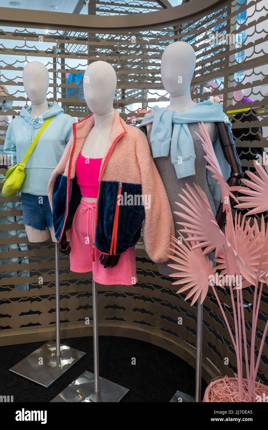 The UGG Store on Fifth Avenue Features Bright Spring Fashions, 2022, NYC,  USA Stock Photo - Alamy
