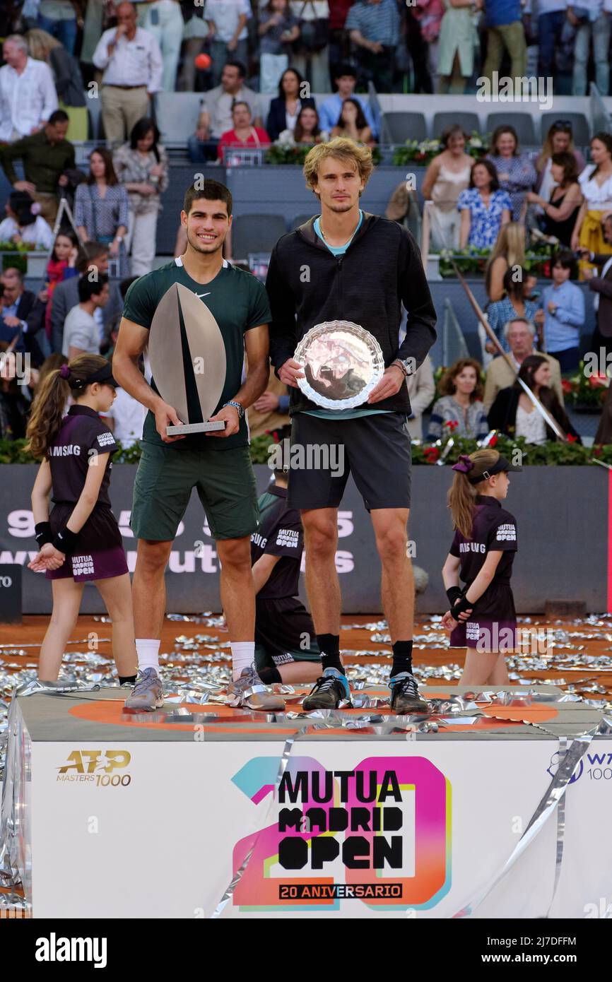 Madrid, Spain. 08 May, 2022. Tennis: Mutua Madrid Open tennis